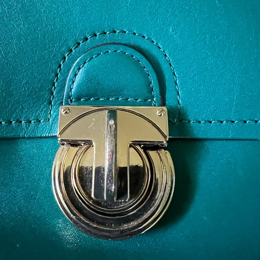 Rare Tory Burch green bag - Picture 10 of 12